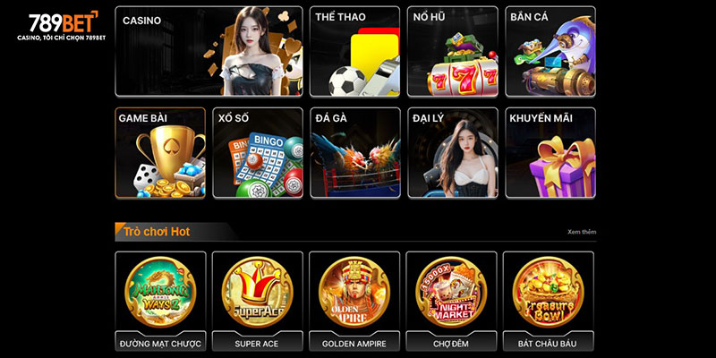 Kho game đa dạng tại 789BET