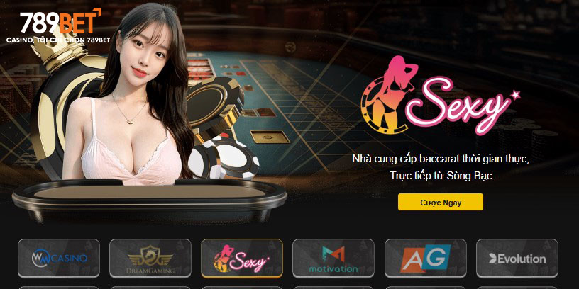Sảnh casino trực tuyến tại 789BET